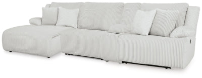 Top Tier 4-Piece Reclining Sectional with Chaise