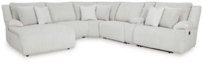 Top Tier 6-Piece Reclining Sectional with Chaise