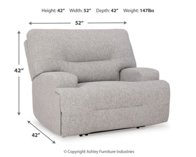 كرسي استرخاء كهربائي كبير الحجم من Acklen Place