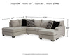 Megginson 2-Piece Sectional with Chaise