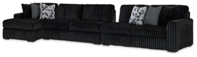 Midnight-Madness 3-Piece Sectional with Chaise