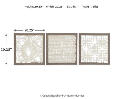 Odella Wall Decor (Set of 3)