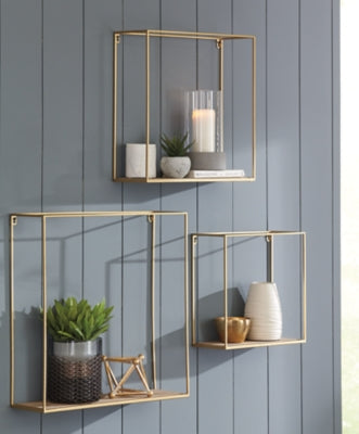 رف حائط إفهاريس (مجموعة من 3 قطع)