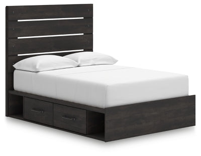 Delmorta Full Panel Storage Bed