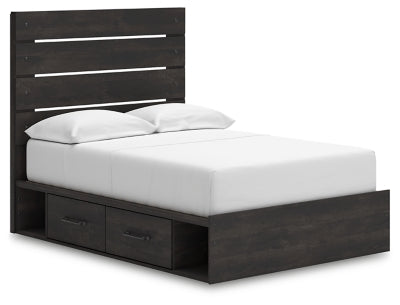Delmorta Full Panel Bed with Storage