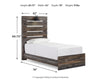 Drystan Twin Panel Bed