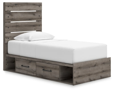 Urbanoore Twin Panel Storage Bed