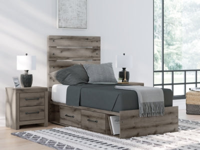 Urbanoore Twin Panel Storage Bed
