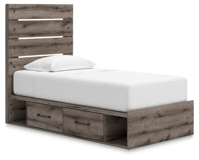 Urbanoore Twin Panel Bed with Storage