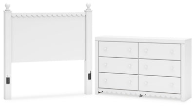 مجموعة غرفة نوم من قطعتين