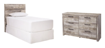 مجموعة غرفة نوم من قطعتين