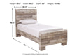 Effie Twin Panel Bed