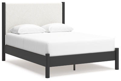 Cadmori Queen Upholstered Panel Bed