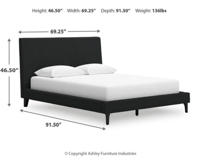 سرير كادموري كوين المنجد مع شرائح دوارة