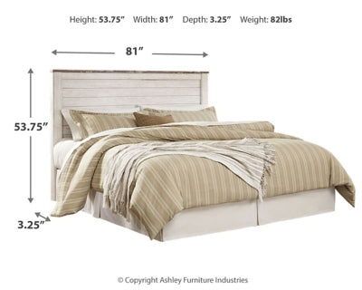 Willowton King/California King Panel Headboard