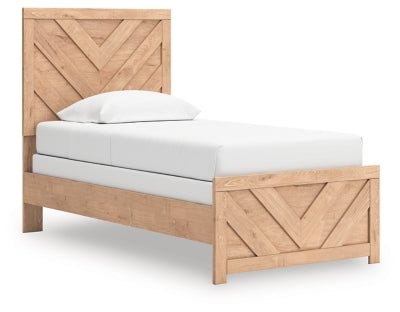 Sanginlane Twin Panel Bed