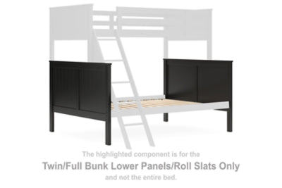 Nextonfort Twin/Full Bunk Lower Panels/Roll Slats
