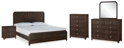 مجموعة غرفة نوم مكونة من 7 قطع