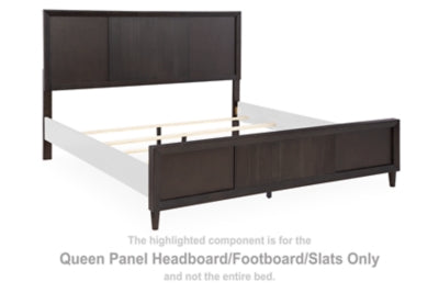 Urbantrack Queen Panel Headboard/Footboard/Slats