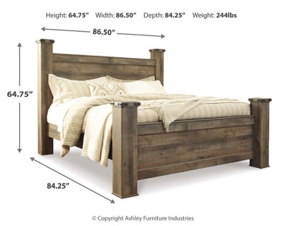 Trinell King Poster Bed