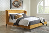 Maloken California King Upholstered Bed with Roll Slats