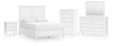 مجموعة غرفة نوم مكونة من 7 قطع