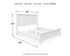 Trulani King Panel Bed