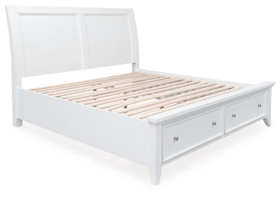 Trulani King Sleigh Storage Bed