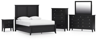 مجموعة غرفة نوم مكونة من 7 قطع