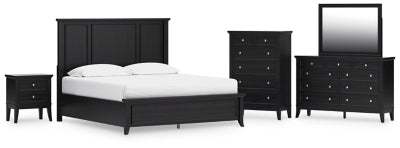 مجموعة غرفة نوم مكونة من 7 قطع