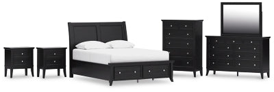 مجموعة غرفة نوم مكونة من 8 قطع