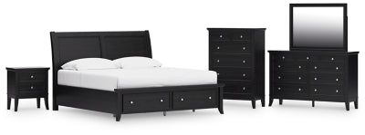 مجموعة غرفة نوم مكونة من 7 قطع