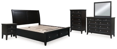 مجموعة غرفة نوم مكونة من 7 قطع