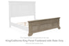 Vallardia King/California King Panel Footboard with Slats