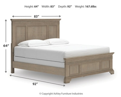 Vallardia California King Panel Bed