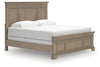Vallardia King Panel Bed