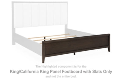 Westonfort King/California King Panel Footboard with Slats