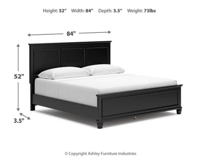 لوح رأس سرير Lanolee King/California King