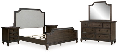 مجموعة غرفة نوم مكونة من 7 قطع