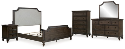 مجموعة غرفة نوم مكونة من 7 قطع