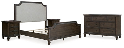 مجموعة غرفة نوم مكونة من 6 قطع