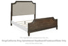 Veramond King/California King Upholstered Headboard/Footboard/Slats