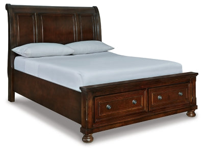 Porter Queen Sleigh Storage Bed