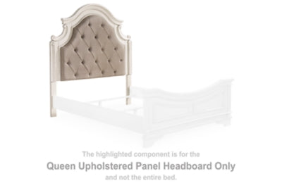 Realyn Queen Upholstered Panel Headboard