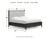 Portdown King Upholstered Panel Storage Bed