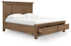 Vandenmore California King Panel Storage Bed