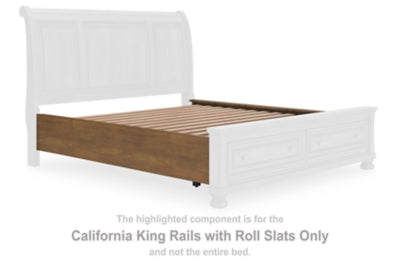 Vandenmore California King Rails with Roll Slats