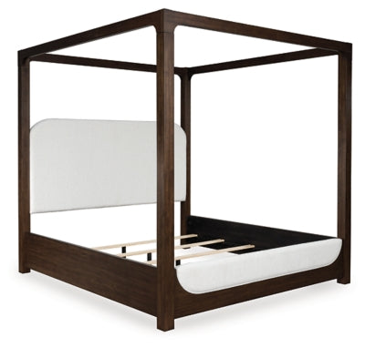 Breckington King Upholstered Canopy Bed
