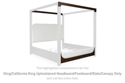 لوح رأس/لوح قدم/شرائح/مظلة منجد بريكينغتون كينج/كاليفورنيا كينج