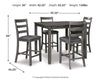 Bridson Counter Height Dining Table and Bar Stools (Set of 5)